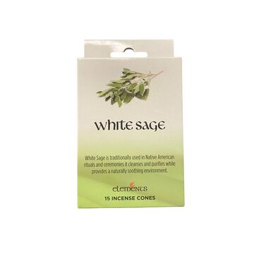 ELEMENTS White Sage Incense Cones