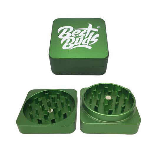 BEST BUDS 2 Part Square Metal Grinder