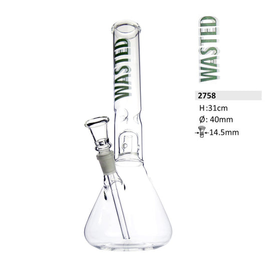 Wasted Small Glass Water Pipe