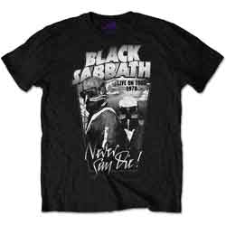 BLACK SABBATH Never Say Die Live on Tour 78 Tee