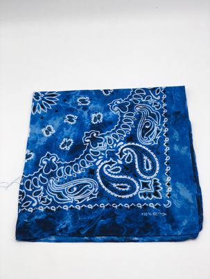 Blue Tie Dye Bandana