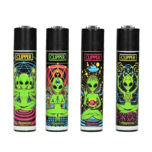 CLIPPER Trippy Aliens Lighter Collection