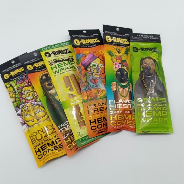 Wraps de cânhamo G-ROLLZ - ​​Manga