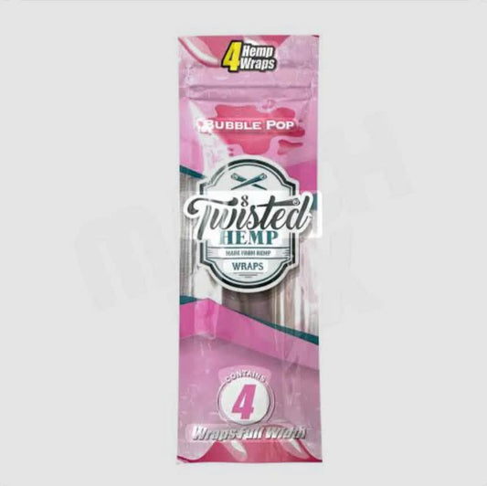 Twisted Hemp Wraps - Bubblegum Pop