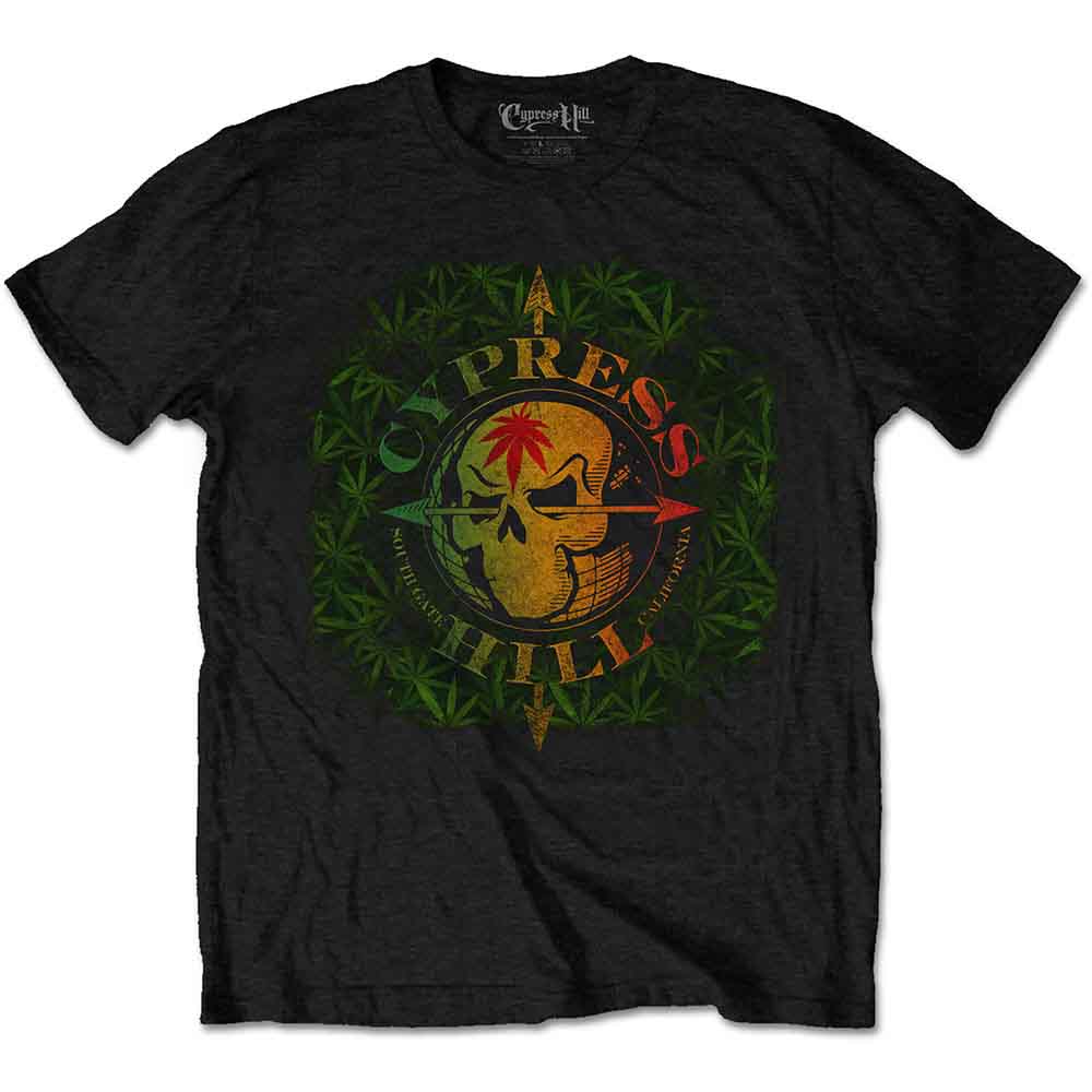 CYPRESS HILL Southgate Logo & Leaves Tee