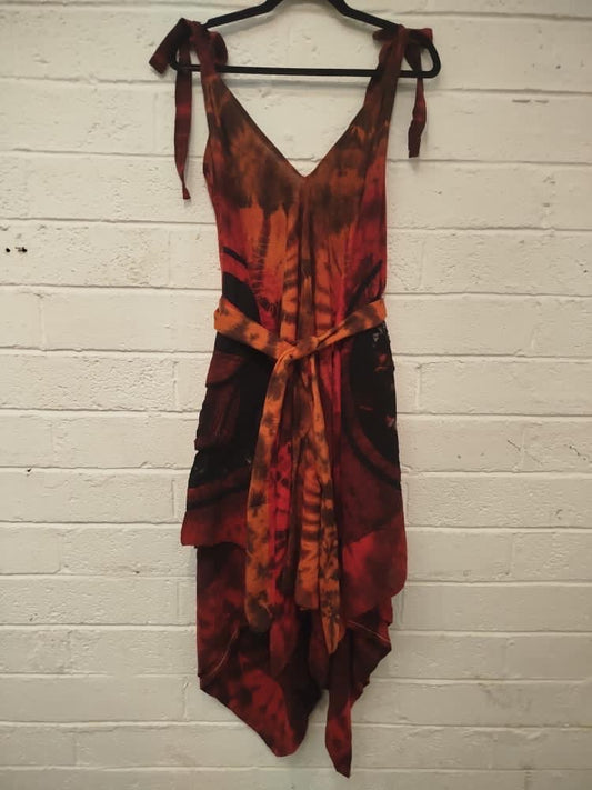 Belt Dress Orange