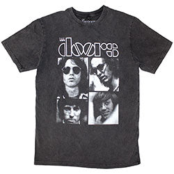 The Doors 'Squares' Stone Wash Tee