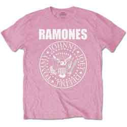 Ramones 'Presidential Seal' Hot Pink Kids Tee