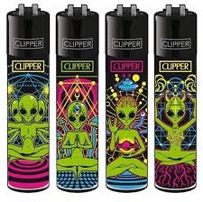 CLIPPER Trippy Aliens Lighter Collection