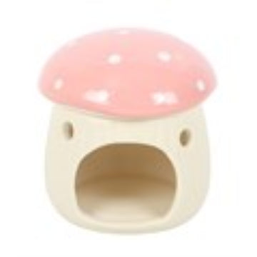 Mushroom Oil Burner - Pink