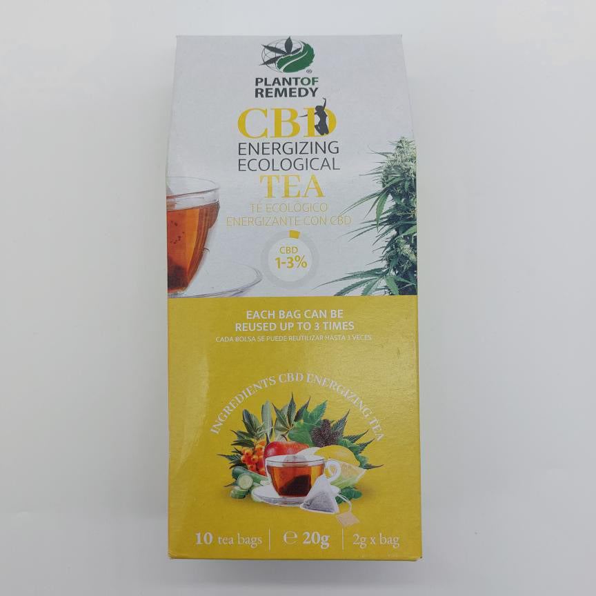 PLANT OF REMEDY Energizing Ecological CBD Tea