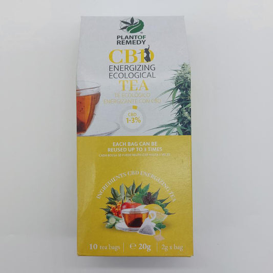 PLANT OF REMEDY Energizing Ecological CBD Tea