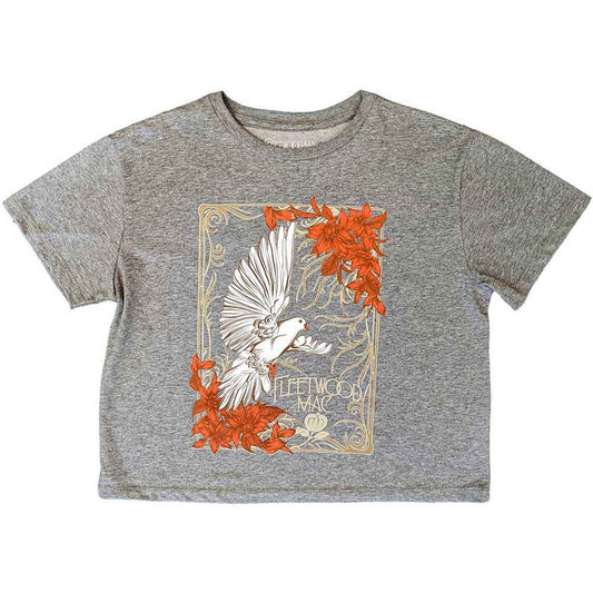 Fleetwood Mac Ladies Crop Top Dove