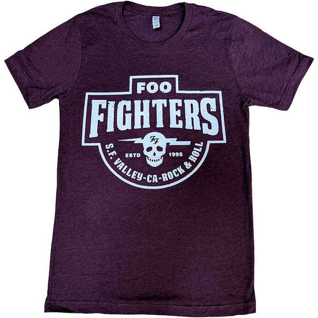 FOO FIGHTERS SF Valley Tee Maroon