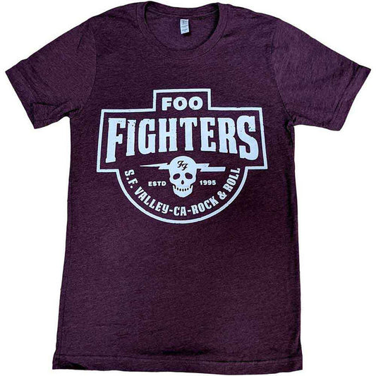 FOO FIGHTERS SF Valley Tee Maroon