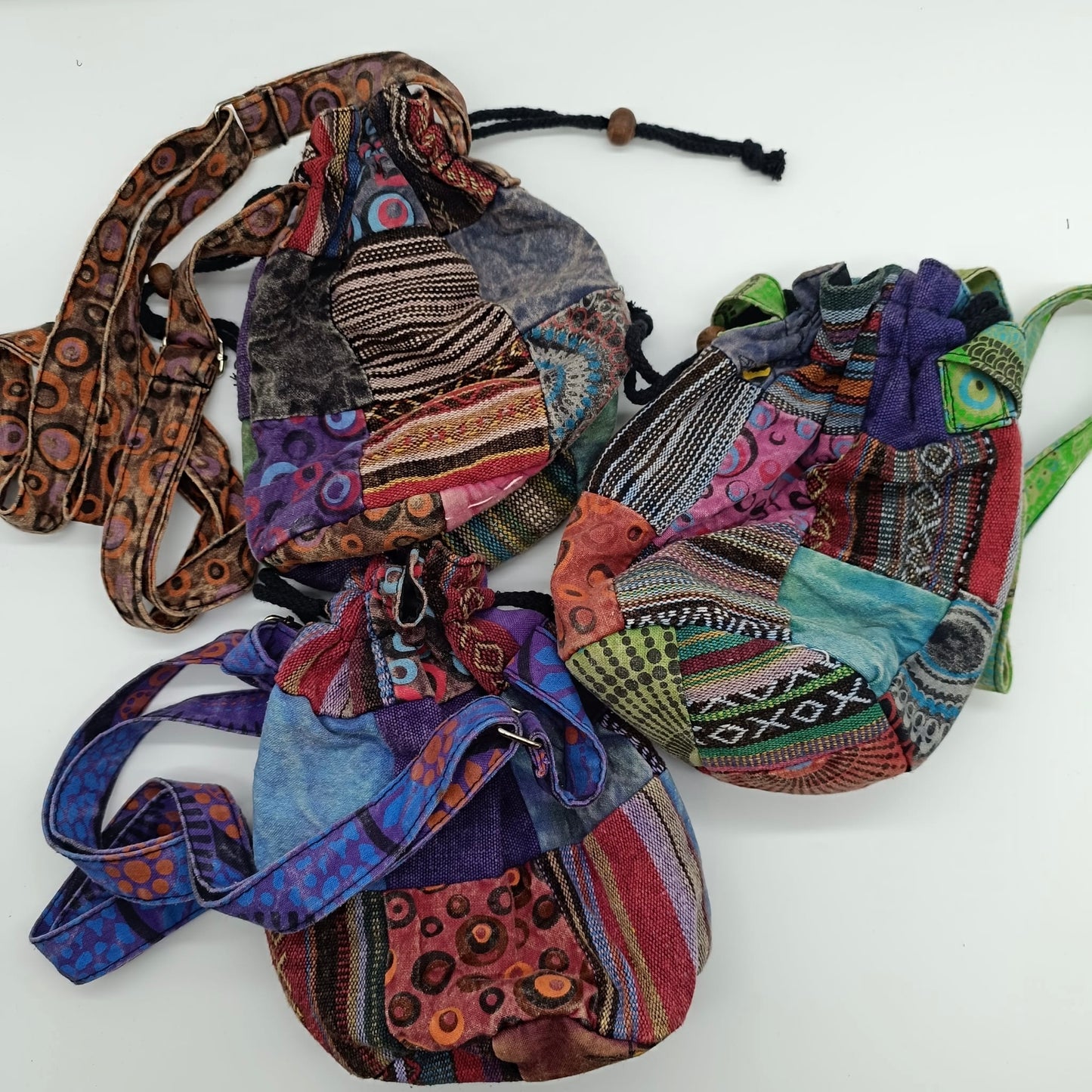 Drawstring Small Satchel 0194