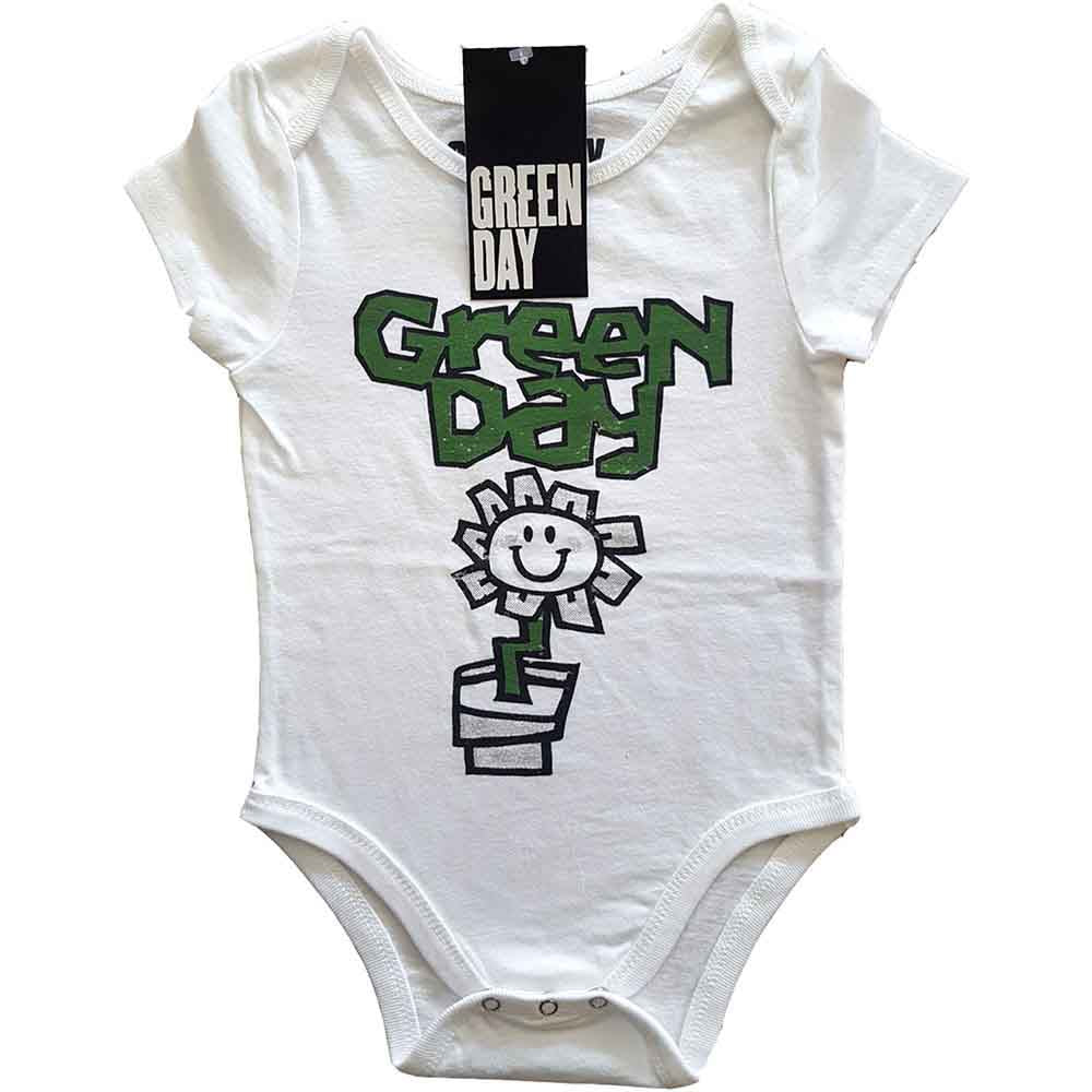 GREEN DAY BABY GROW: FLOWER POT