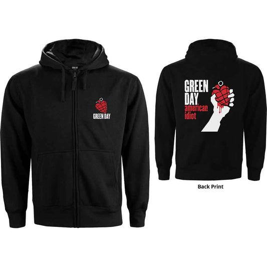 GREEN DAY American Idiot Zip-Up Hoodie