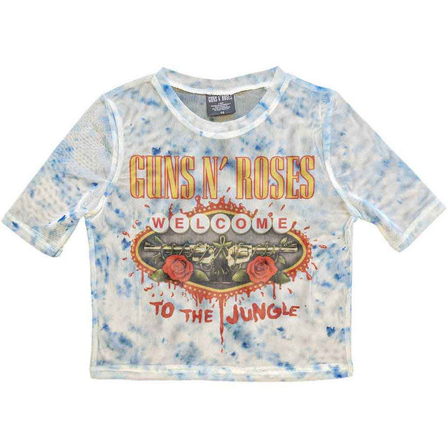 Guns N' Roses Welcome To The Jungle Mesh Crop