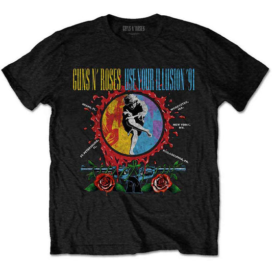 GUNS 'N' ROSES Use Your Illusion Circle Splat Tee