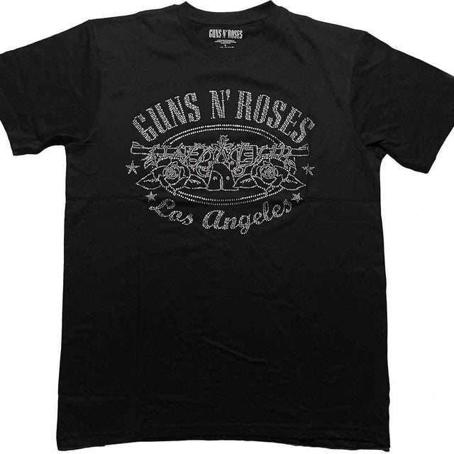 Guns N' Roses LA Logo Embellished Tee