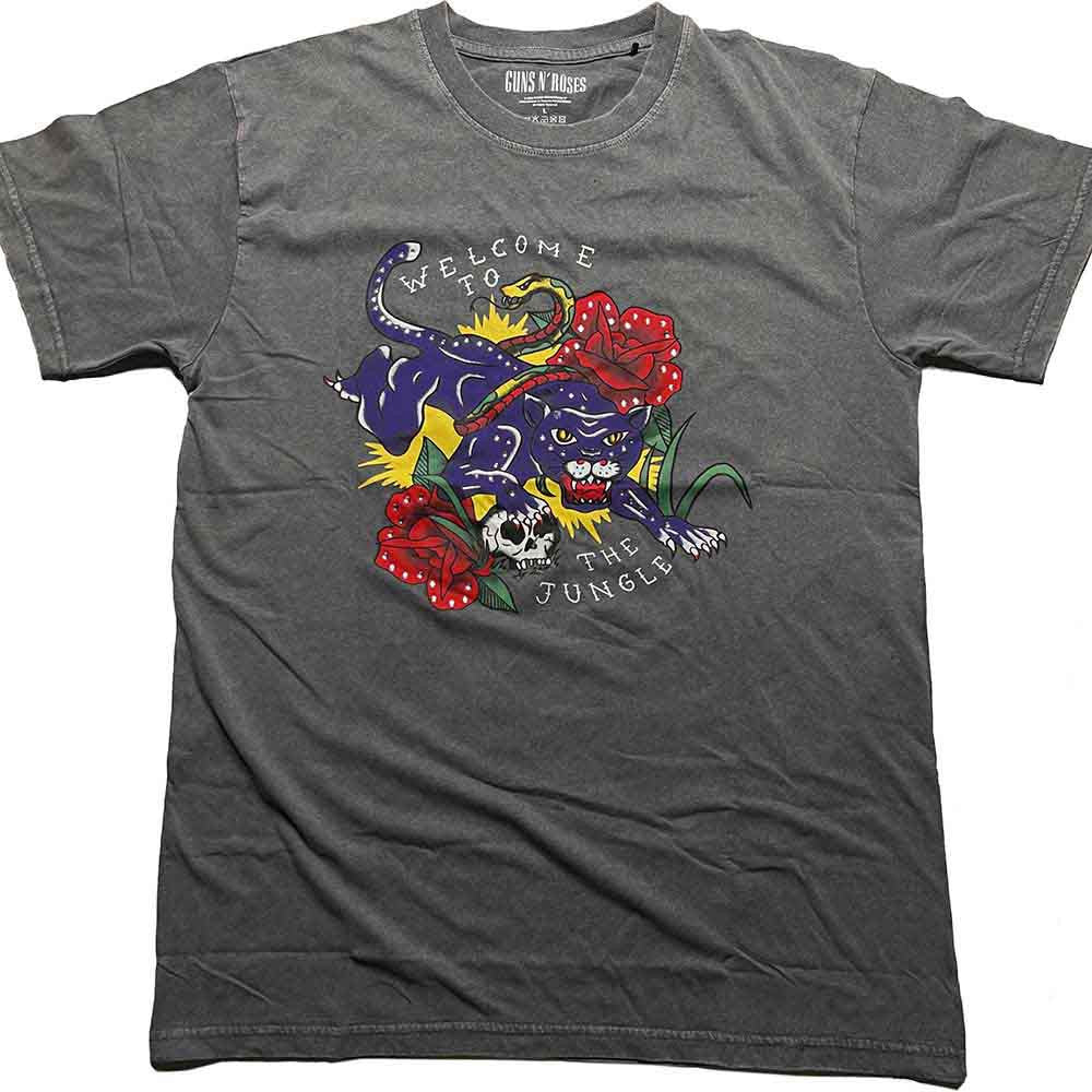 Guns n' Roses Jungle Grey Embellished Tee
