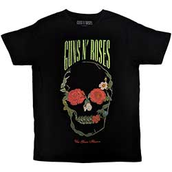 Camiseta Gun's 'n' Roses "Bullet &amp; Rose Skull" 