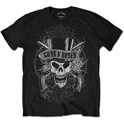 Camiseta 'Faded Skull' do Gun's 'n' Roses