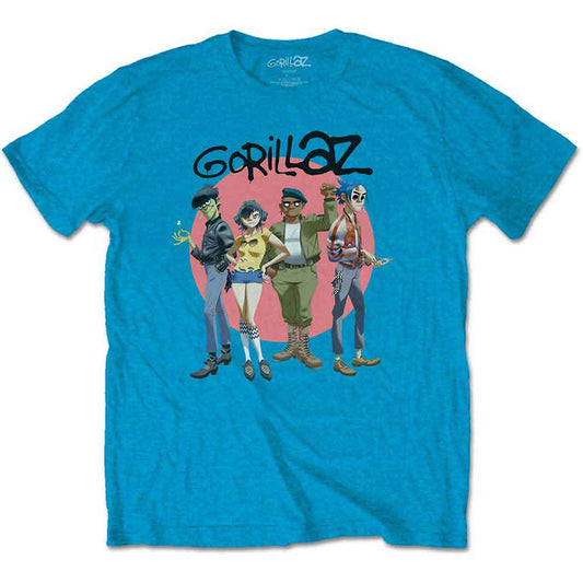 Gorillaz Círculo Ascensão Azul