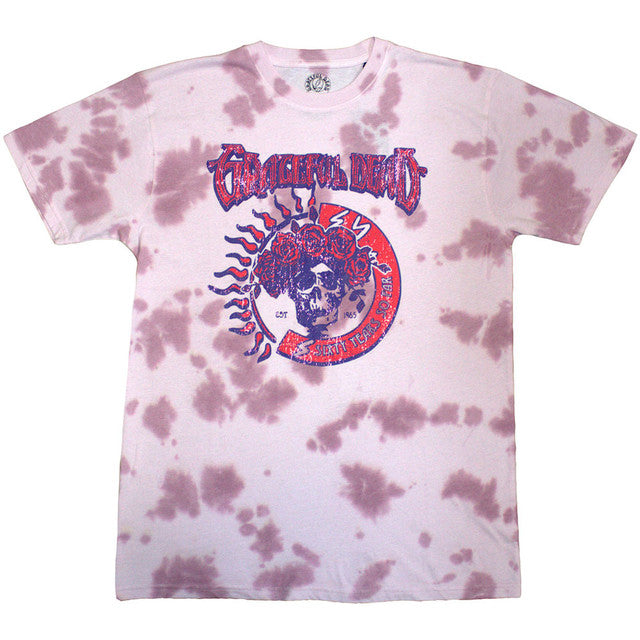 THE GRATEFUL DEAD 60 Years So Far Pink Tee