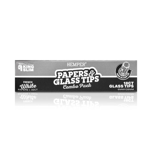 HEMPER Kingsize Slim Papers + Glass Tips
