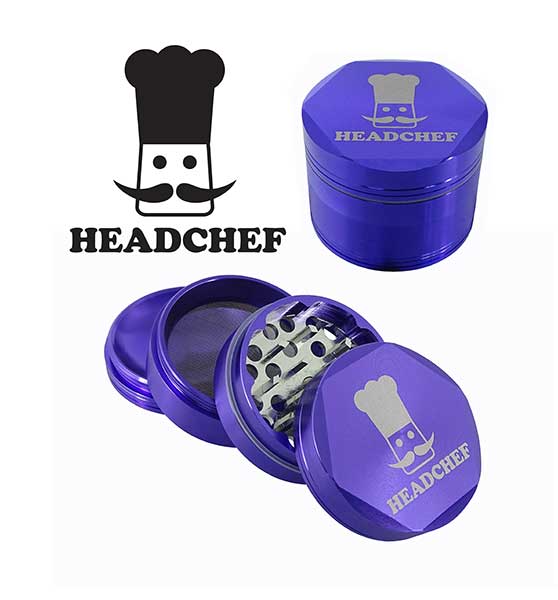 HEADCHEF Hexcellence 4-Part Herb Grinders
