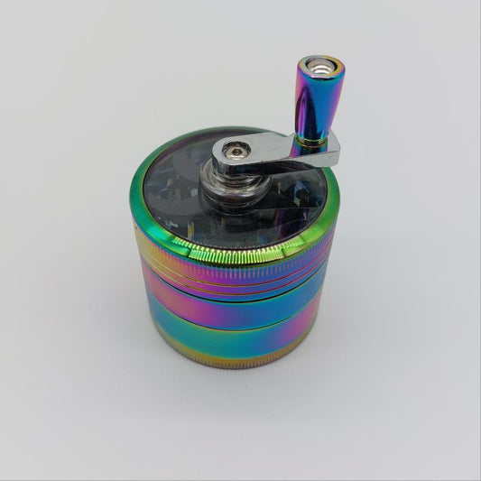 Crank Oil Spill 4-part Herb Grinder