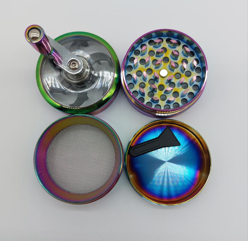 Crank Oil Spill 4-part Herb Grinder