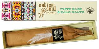 NATIVE SOUL Incense Smudge Sticks - White Sage & Palo Santo
