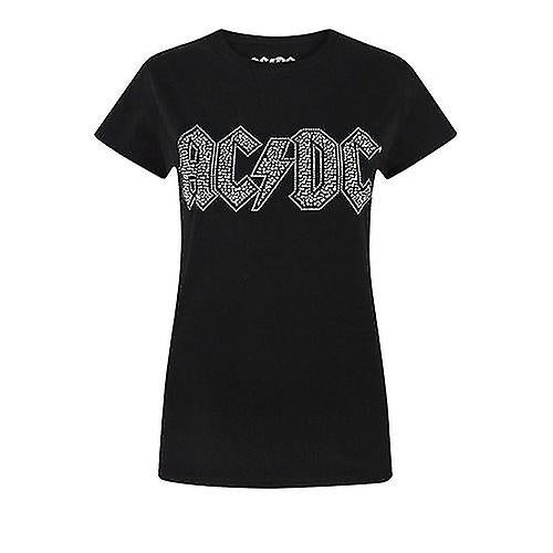 ACDC Diamante Logo Ladies Tee
