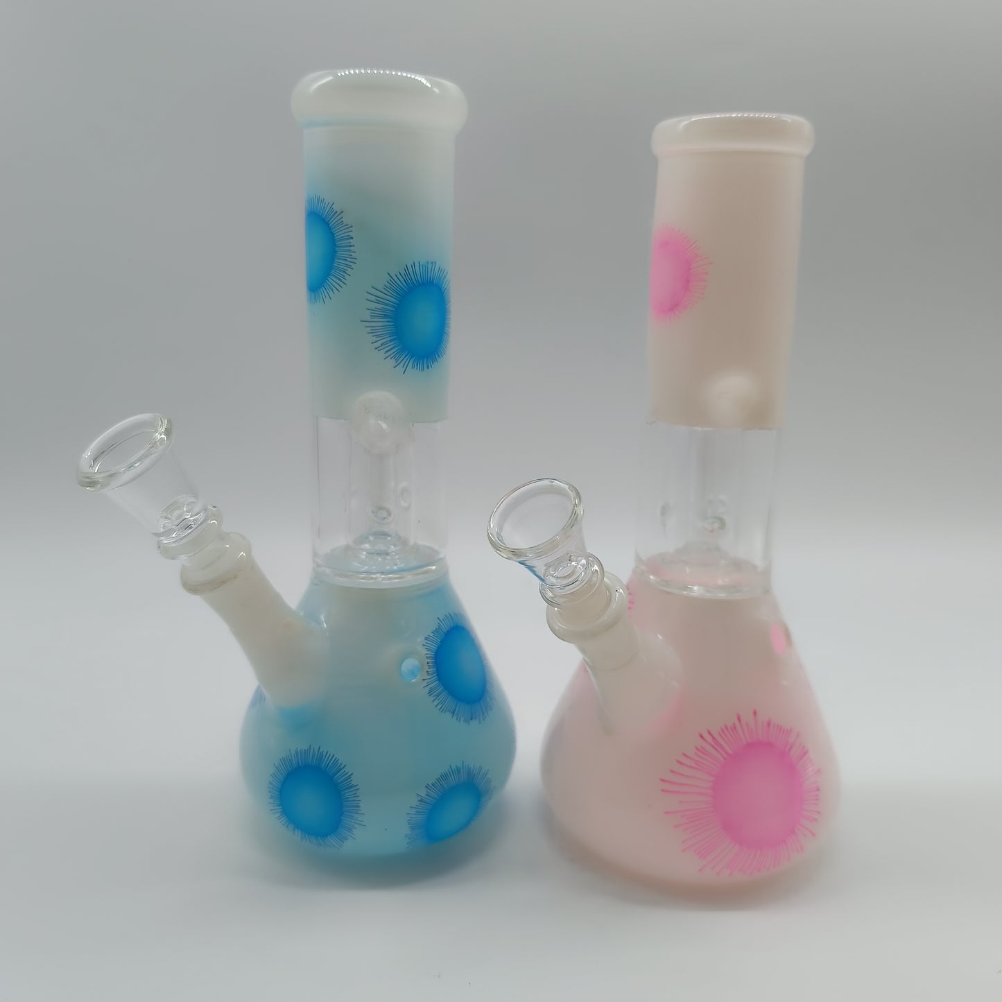 Circles Perc Glass Water Pipe