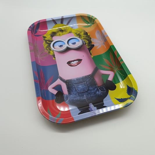 Minion Marilyn Medium Metal Roll Tray