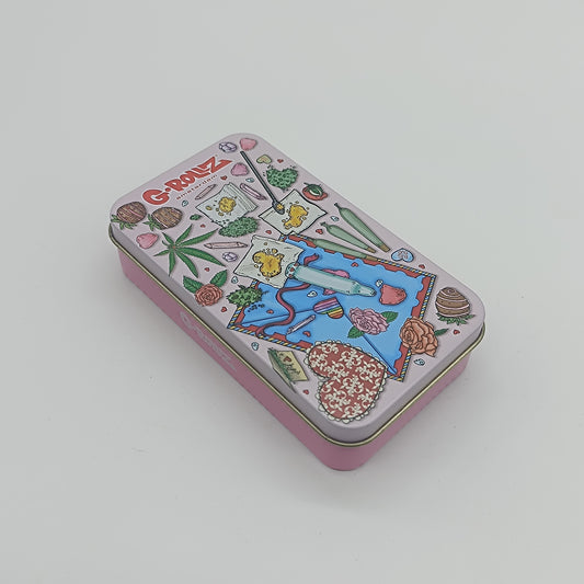 G-ROLLZ Small Metal Tin - Pink Amsterdam Picnic