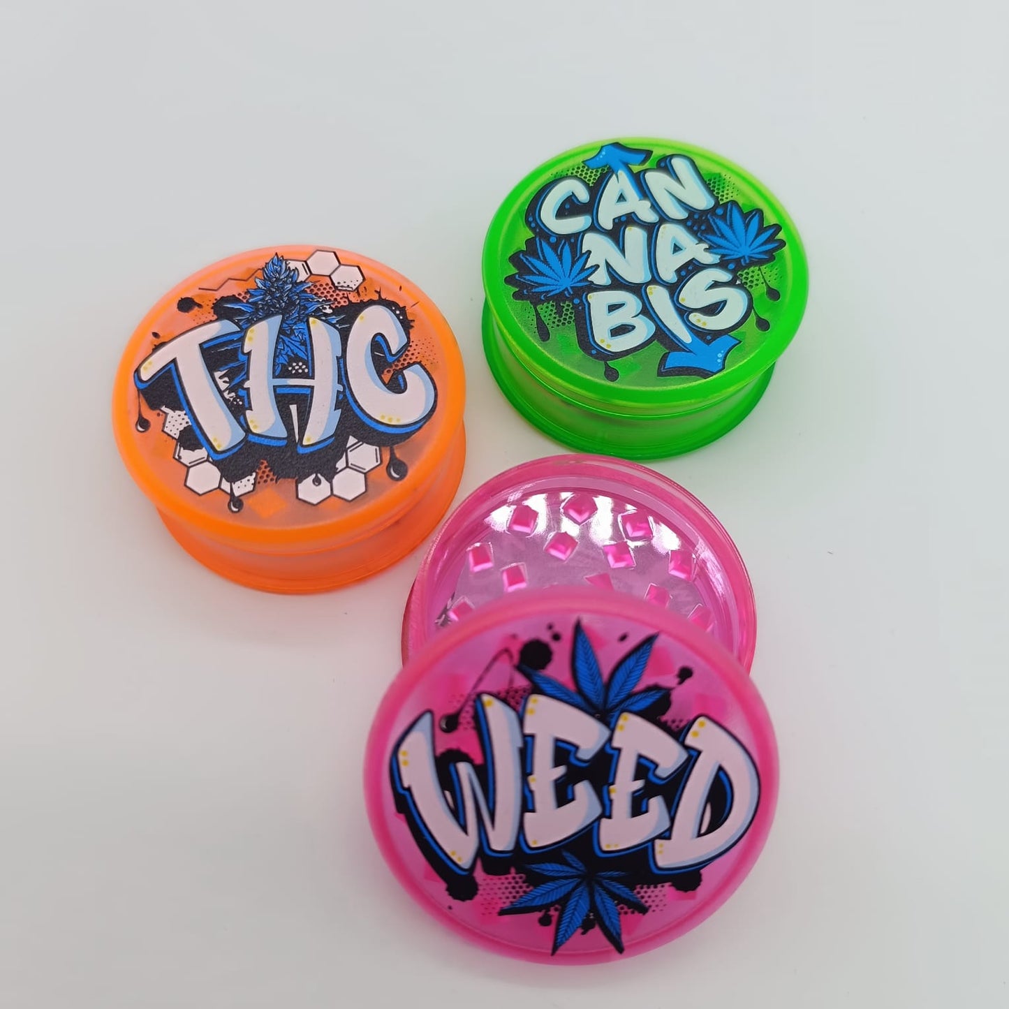 THC 2 Part Plastic Grinder