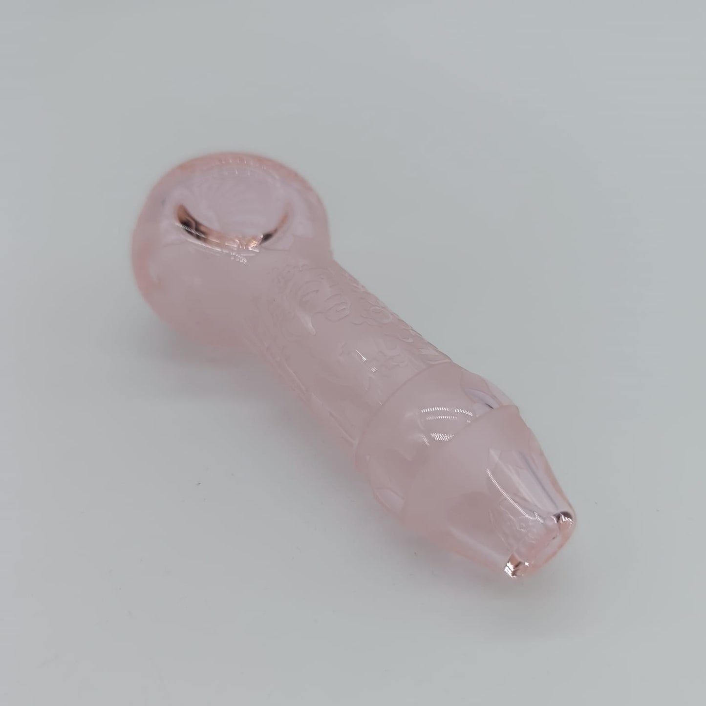 Pink Flower Glass Pipe