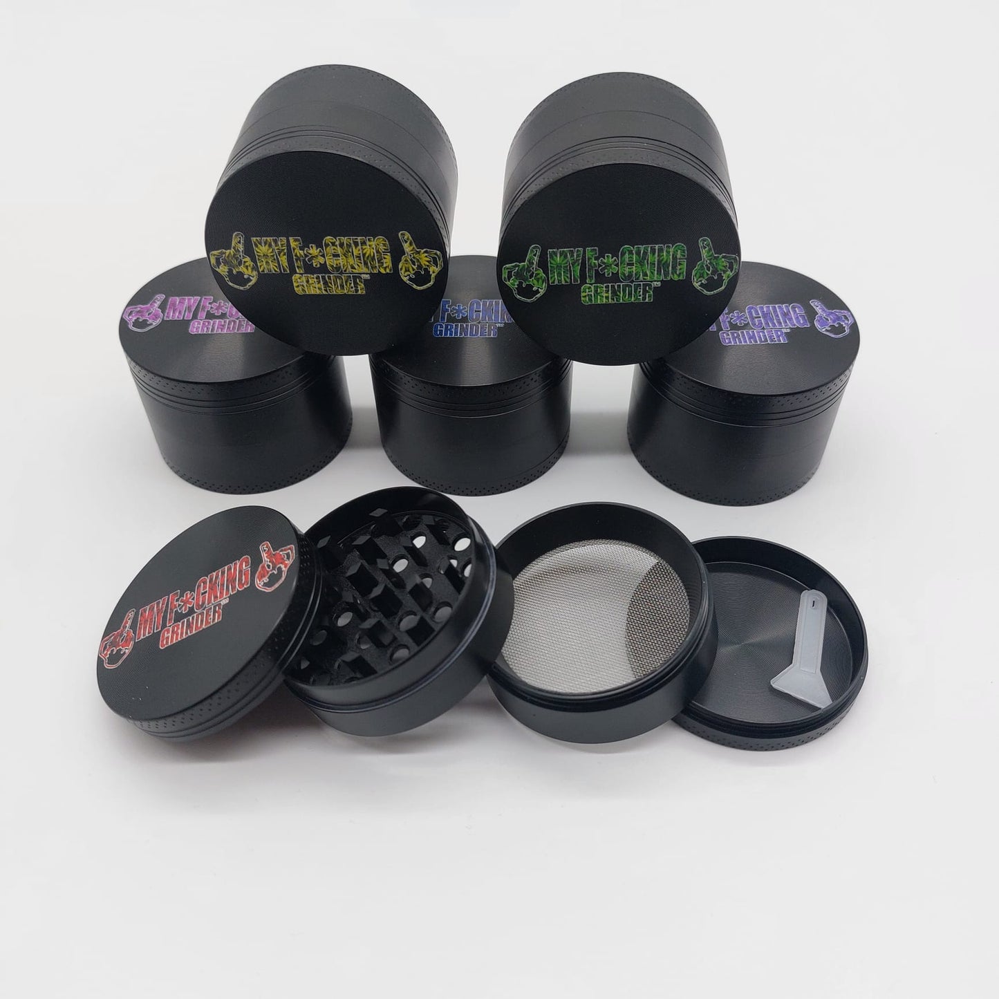 My F*cking Grinder 4-Part Herb Grinders