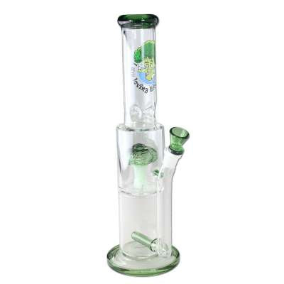 BLACK LEAF Broccoli Perc Glass Water Pipe