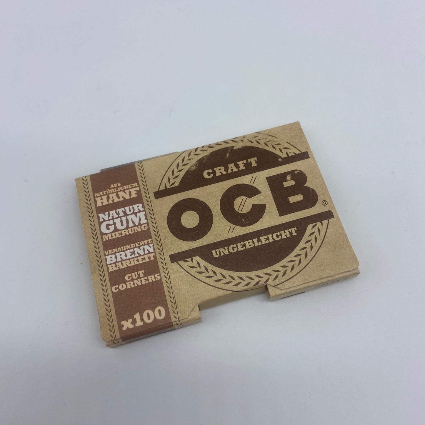 OCB Single Wide Unbleached Hemp 100s