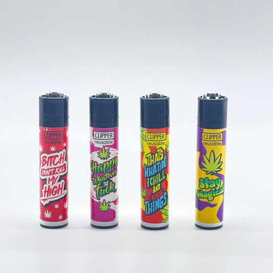 'Weed Slogan #6' Clipper Collection