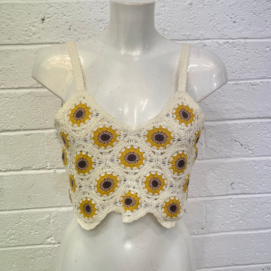 Sunflower Crochet Top
