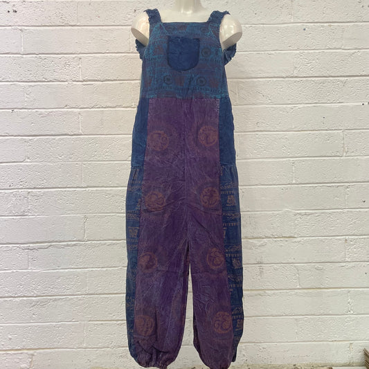 Blue and Purple Dungarees