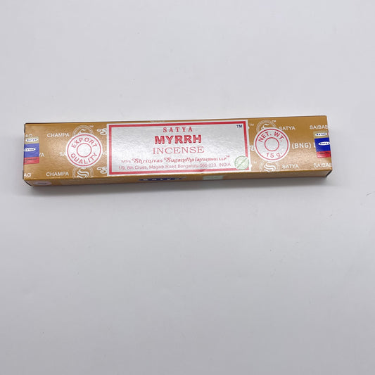 SATYA 'Myrrh' Incense Sticks