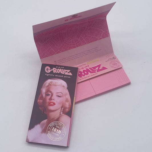 G-ROLLZ 'Marilyn' Pink Kingsize Roll Kit