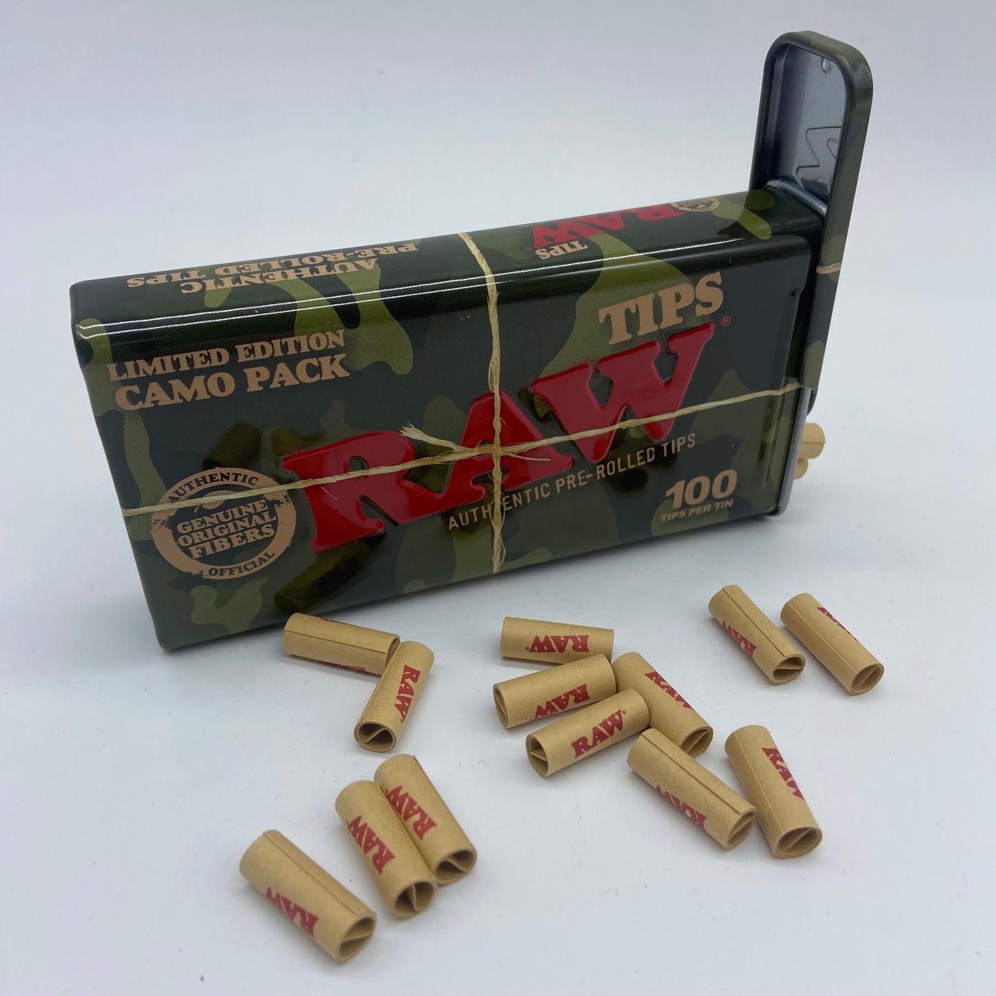 RAW 100 x Pre-Rolled Tips - Limited Edition Camo Pack